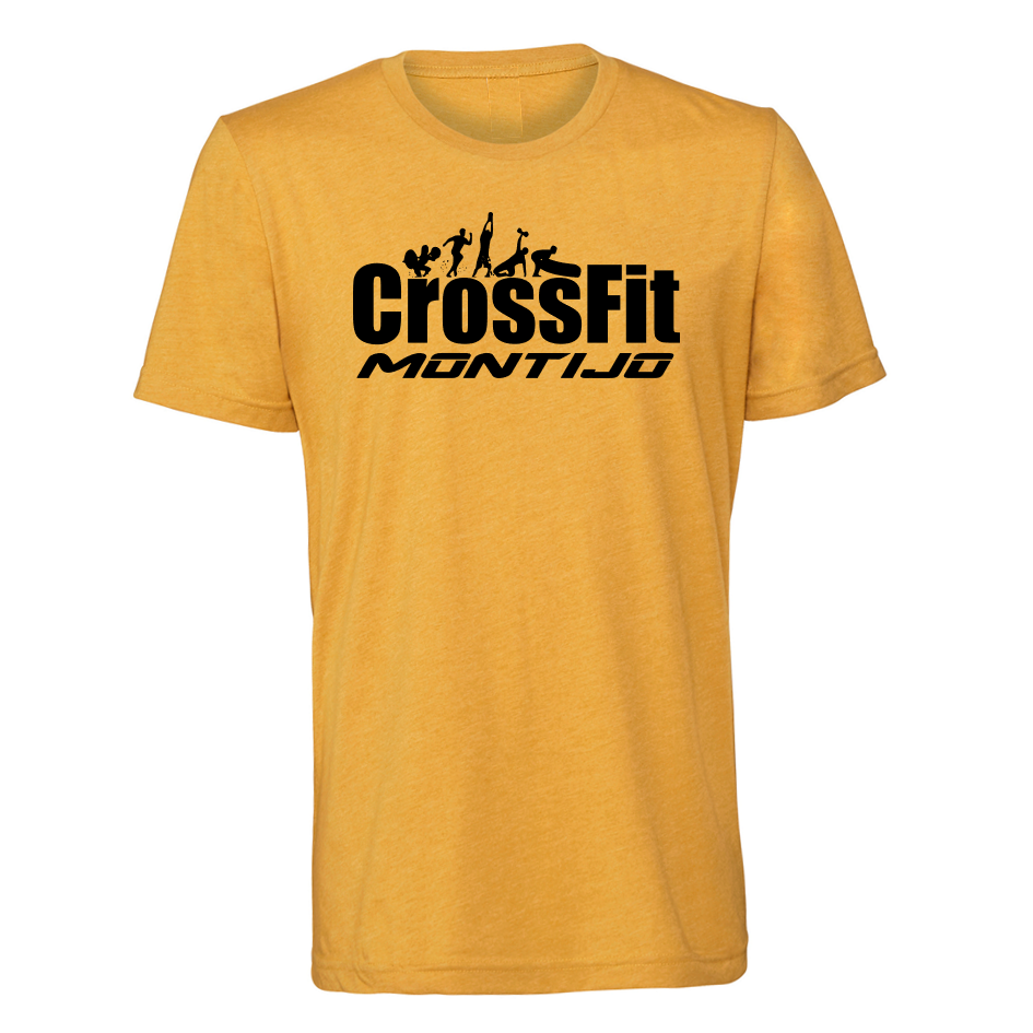 Camiseta CrossFit Montijo Edicion 2021 Mostaza Camiseta CrossFit M TugaSox Fitness Store