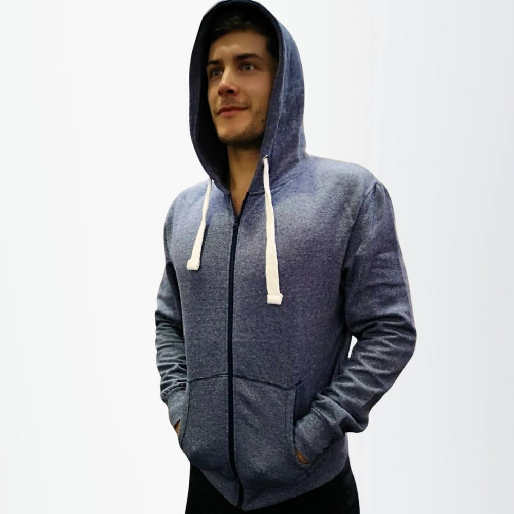 Hoodie Unissexo com fecho AIR FORCE BLUE