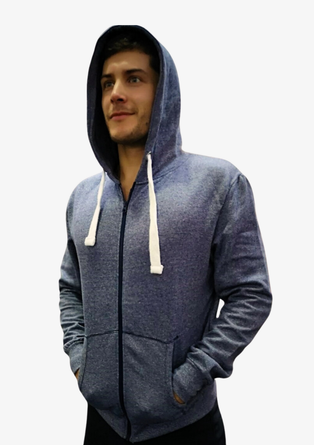 Unisex AIR FORCE BLUE zip-up hoodie