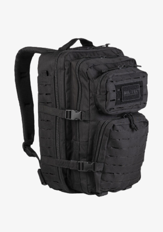 Mil-Tec Backpack 36 Liters LASER CUT Black