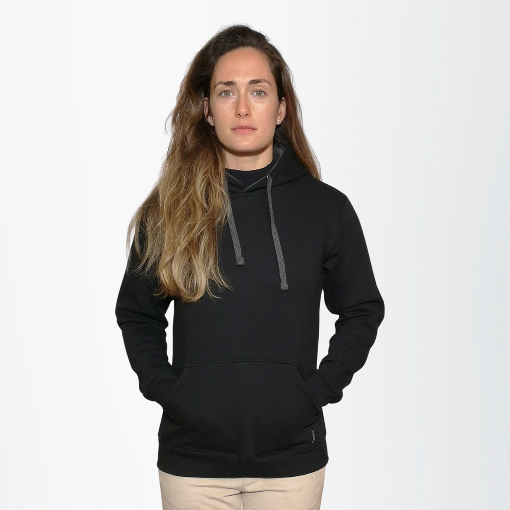 HOODIE Unissexo Jet Black