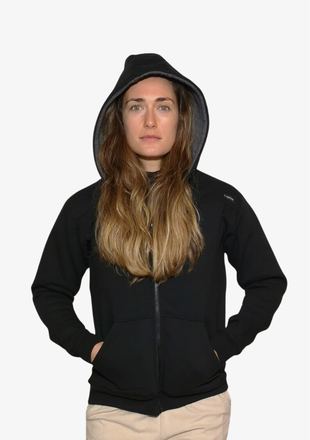 ZIP HOODIE Carbon -unissexo