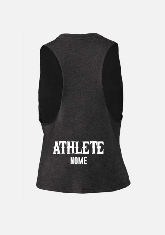 CROP TANK - CrossFit 2580 (Alenquer) - Black / Grey