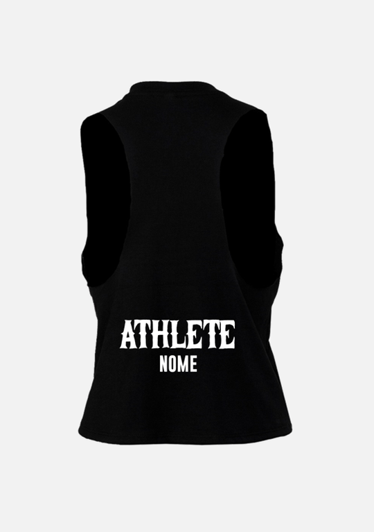 CROP TANK - CrossFit 2580 (Alenquer) - Black / Grey