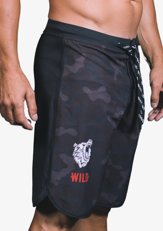 Men's BLACK CAMO Shorts