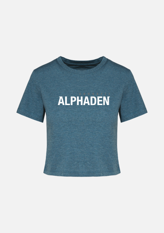 CROP Tank/T-Shirt CrossFit Alphaden - Teal