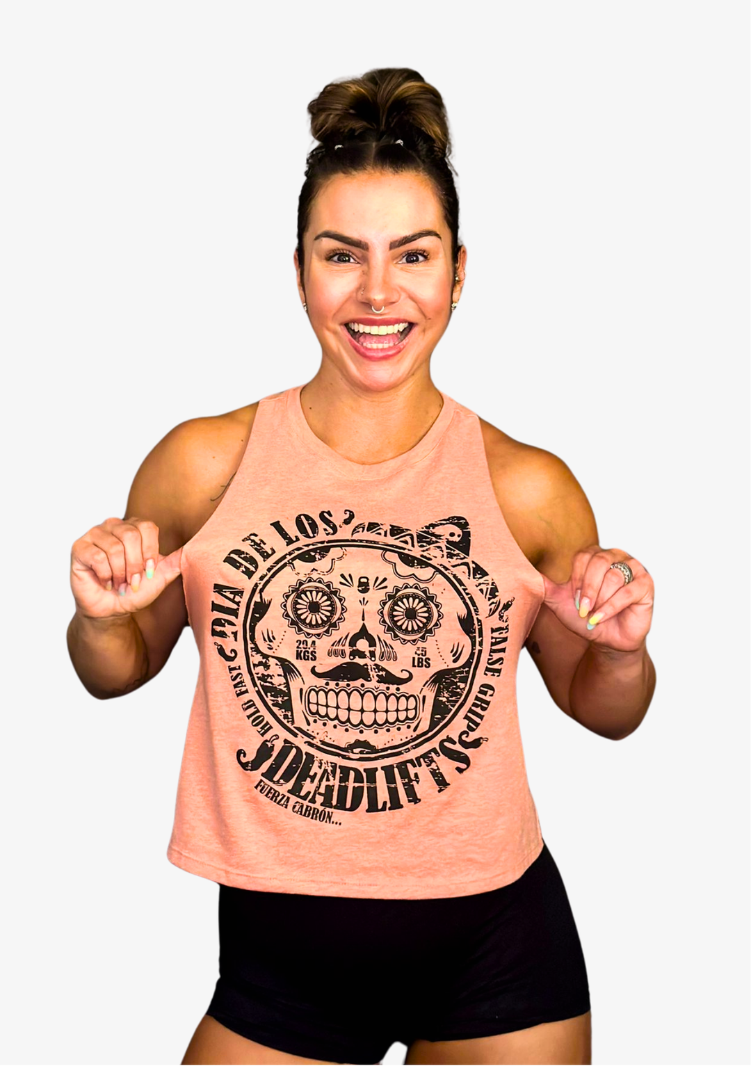 Crop Tank FUERZA CABRON Sunset Orange