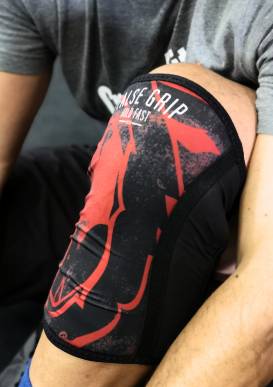 Wild Bear Knee Pads (Black/Red) | Wild Bear - Knee sleeves (Black/Red)