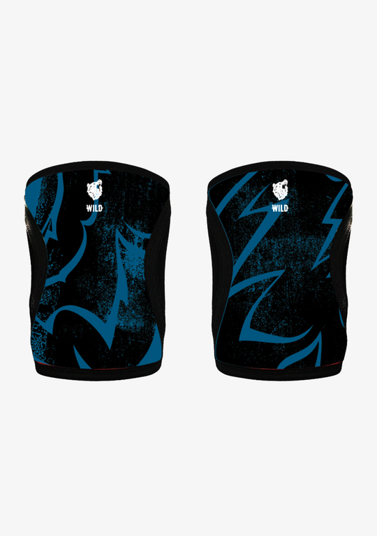 ThunderBlue Knee Sleeves (Black/Blue)