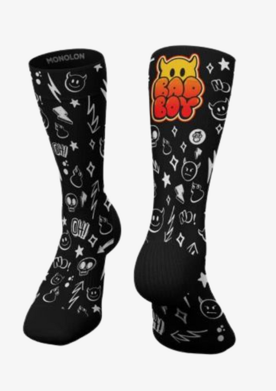 Bad Boy - Unisex Sports Socks (yellow)