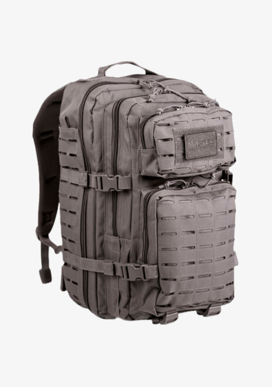 Mochila de asalto con corte láser Mil-Tec - Gris urbano 36L | Mochila Mil-Tec Laser Cut Assault Pack - Urban Grey