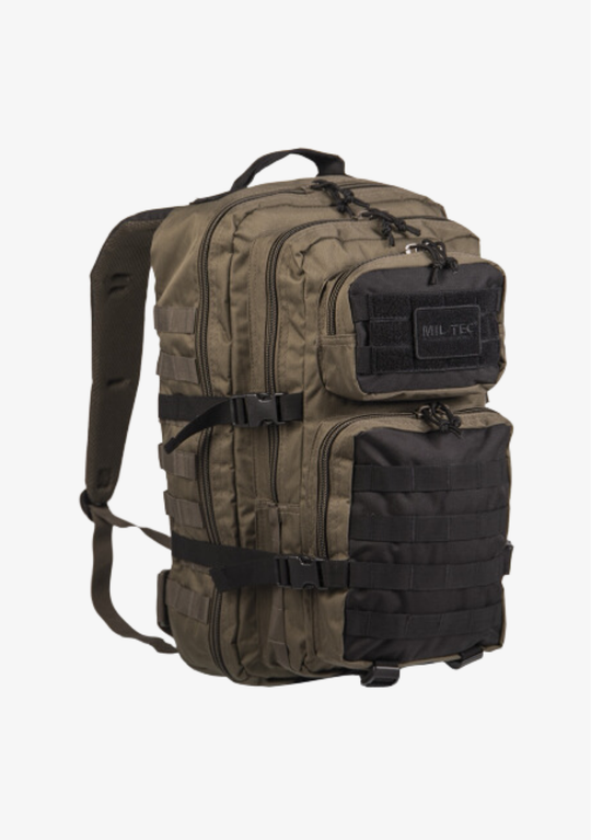 Mochila Mil-Tec US Assault Pack Ranger verde/negro 36L | Mochila Mil-Tec US Assault Pack Ranger Negro/Verde