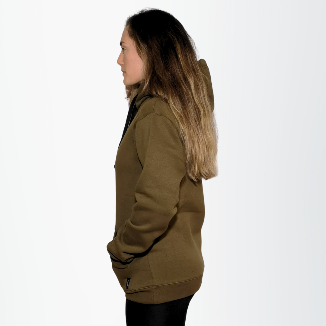 SUDADERA CON CAPUCHA unisex Olive Breeze