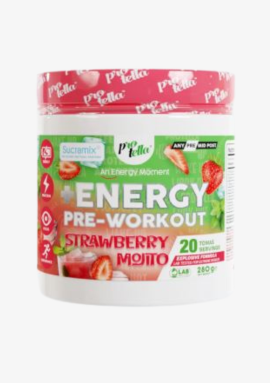 PRÉ-TREINO Mojito de morango 280 gr