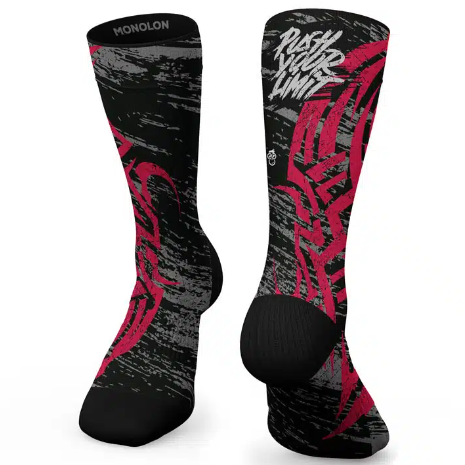 Push (your limits) red- Unisex Socks