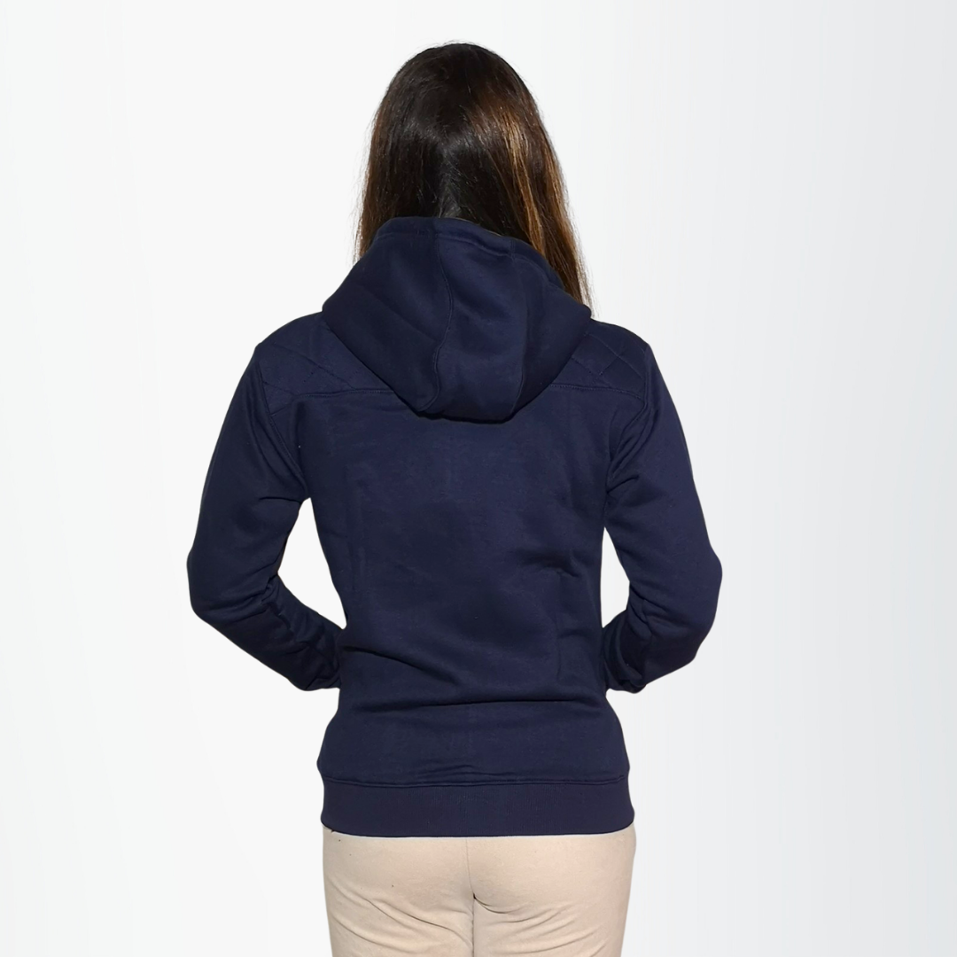 Royal Navy - Sudadera con capucha unisex con cremallera | Royal Navy - Sudadera con capucha unisex con cremallera