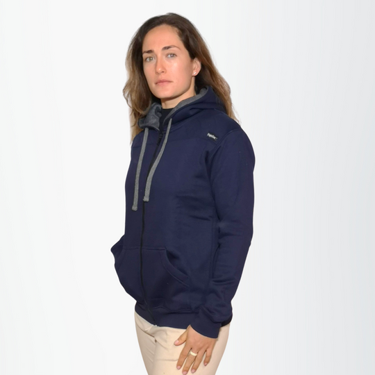 Royal Navy - Unisex zip-up hoodie | Royal Navy - Unisex Zip-Up hoodie