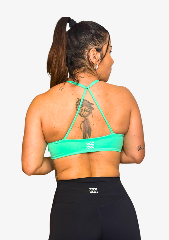 WAVE Mariposa Sport Bra - Green