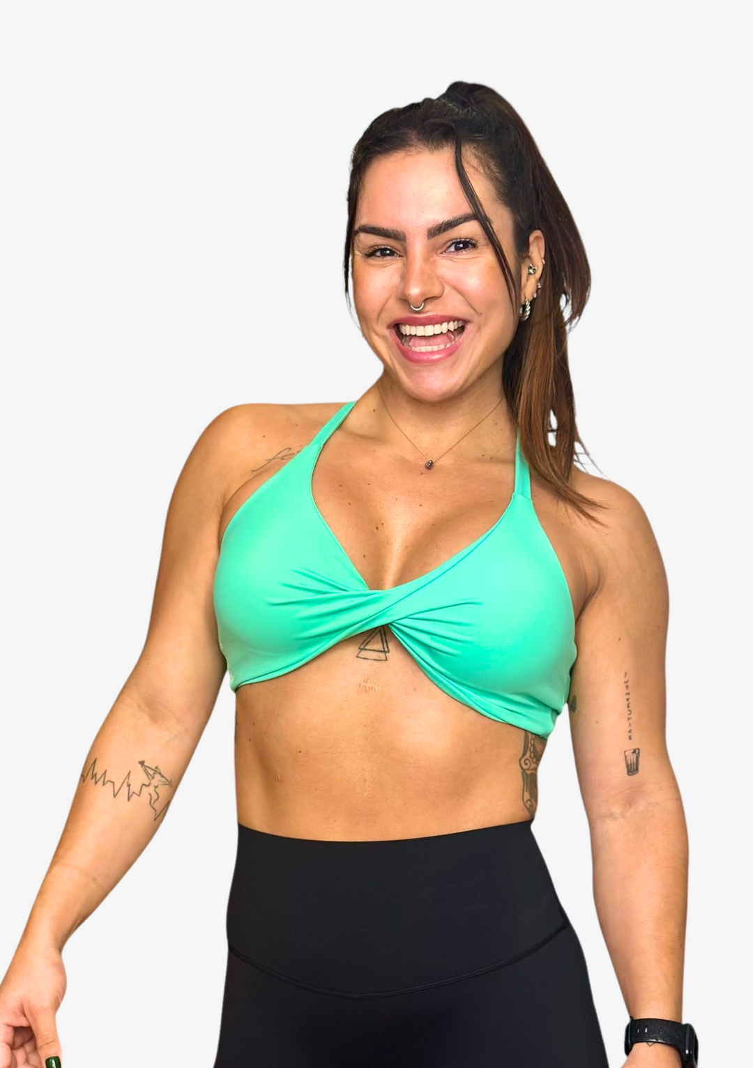 WAVE Mariposa Sport Bra - Green