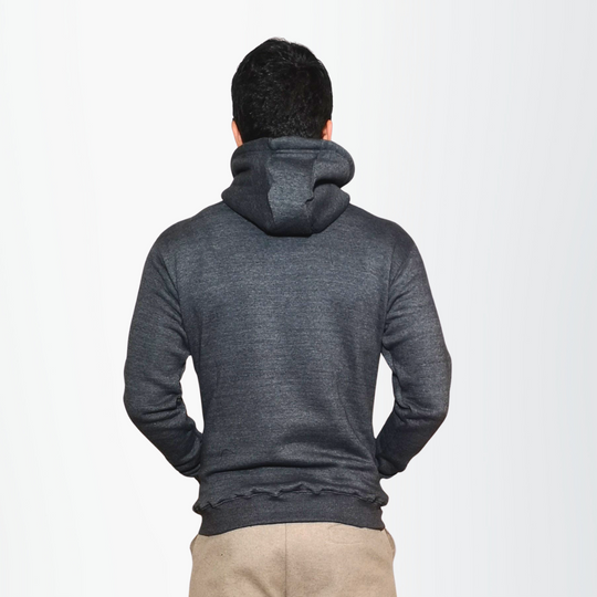 SUDADERA CON CAPUCHA unisex Gris Acero