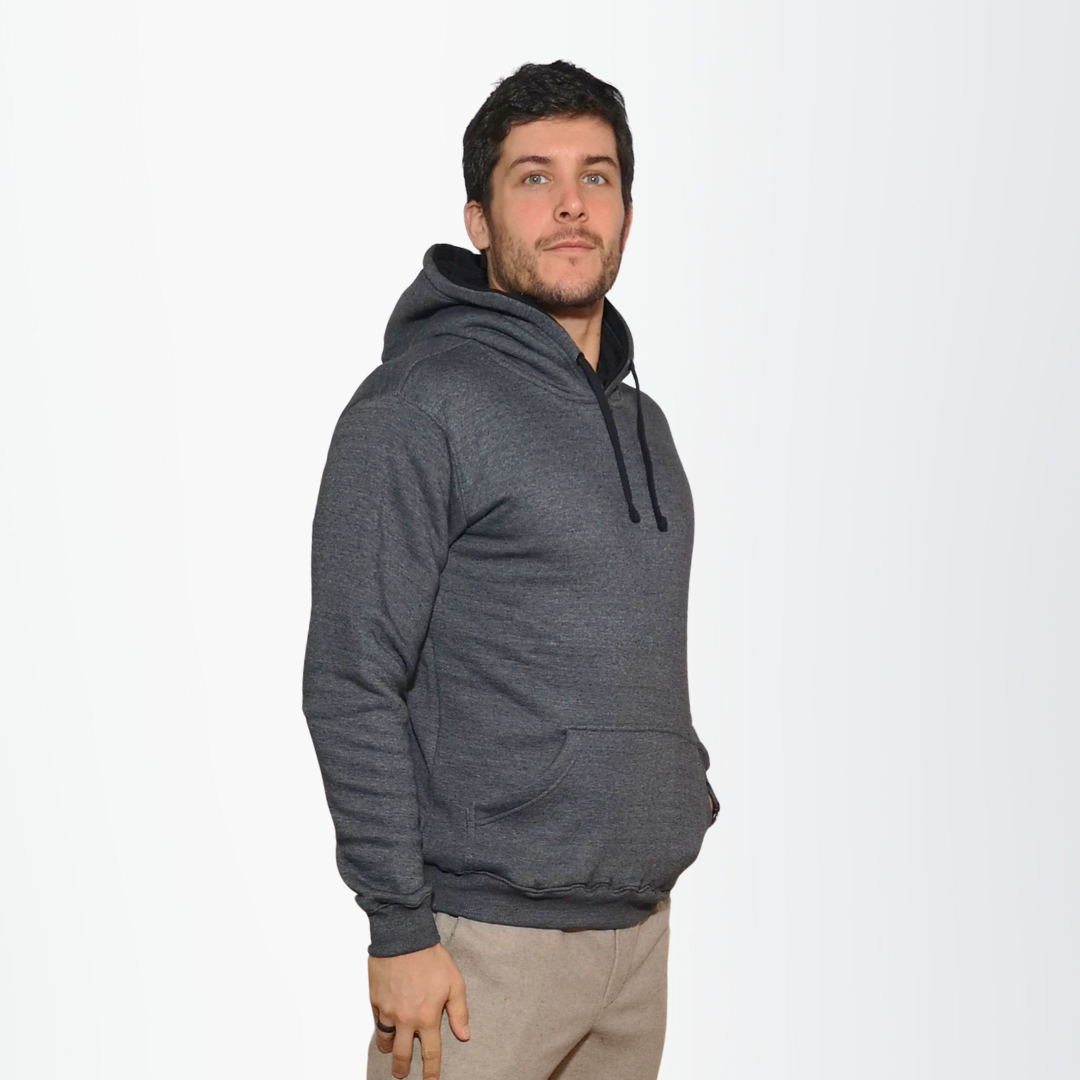 HOODIE unissexo Steel Grey