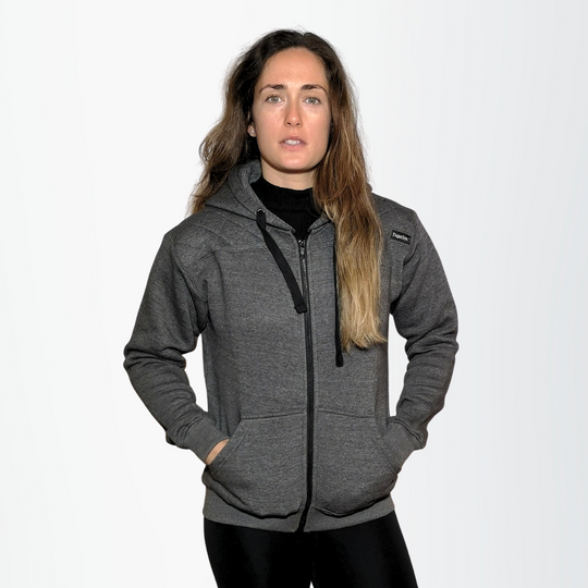 Storm Grey - Sudadera con capucha unisex con cremallera | Storm Grey - Sudadera con capucha y cremallera