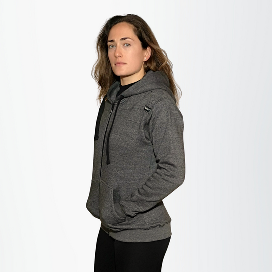 Storm Grey - Sudadera con capucha unisex con cremallera | Storm Grey - Sudadera con capucha y cremallera