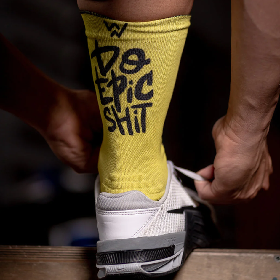 Do Epic Shit - Yellow - Unisex Socks