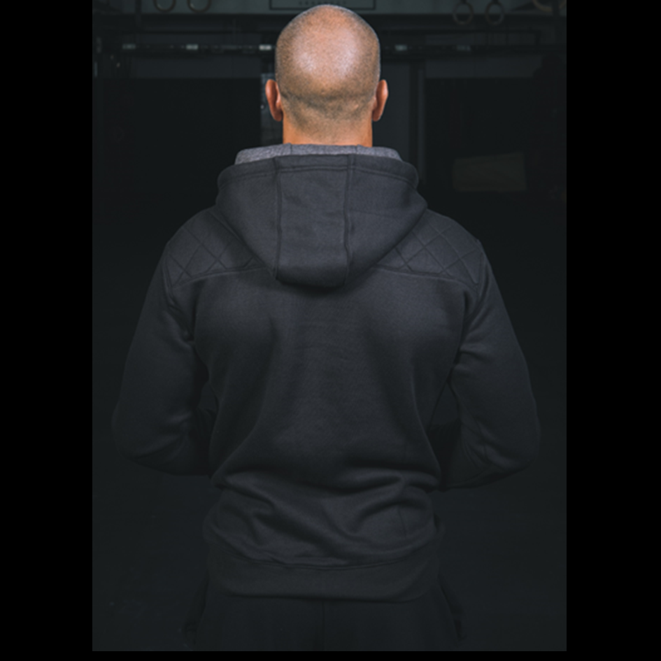 Unisex Jackets Black- Arena Prime Box | Black Unisex Zip-Up hoodies-Arena Prime Box