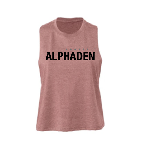 Crop Tank - CrossFit Alphaden - DESERT ROSE | Ladies Crop Tank DESERT ROSE - CrossFit Alphaden