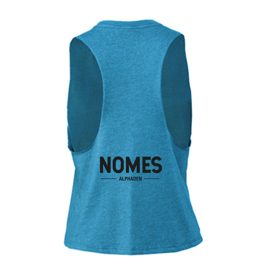 Crop Tank - CrossFit Alphaden - TEAL | Ladies Crop Tank TEAL - CrossFit Alphaden