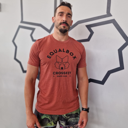 Camiseta Equal Box CF Edición Verano - Paprika | Camiseta Hombre Equal Box CrossFit - Summer Edition Paprika