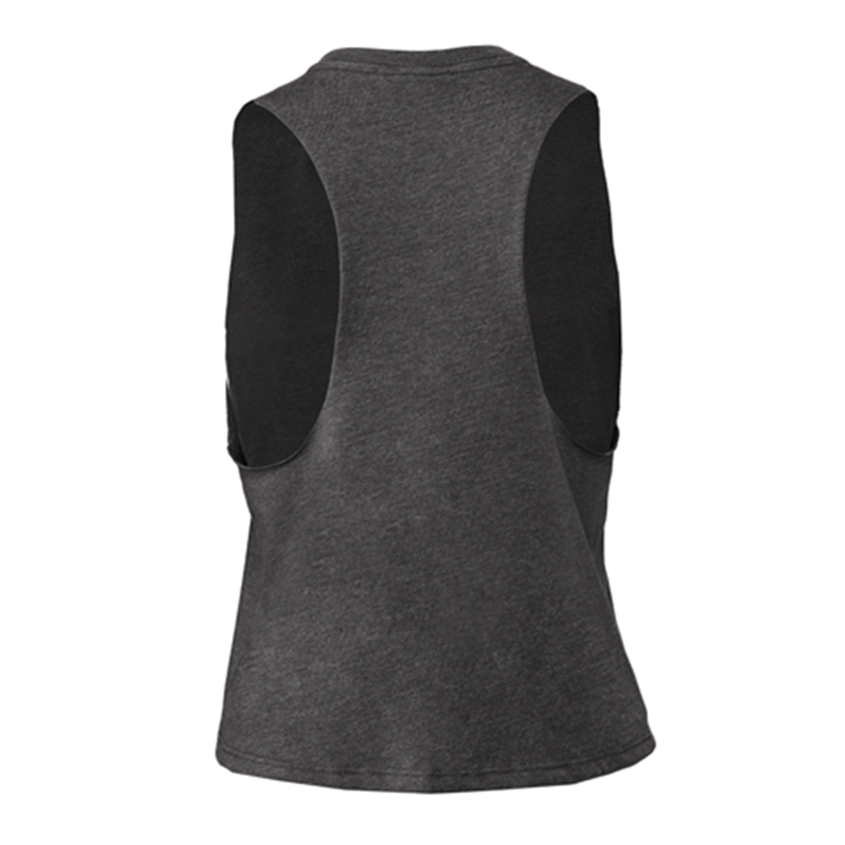 Crop Tank - CrossFit Alphaden - DARK GRAY | Ladies Crop Tank DARK GRAY - CrossFit Alphaden