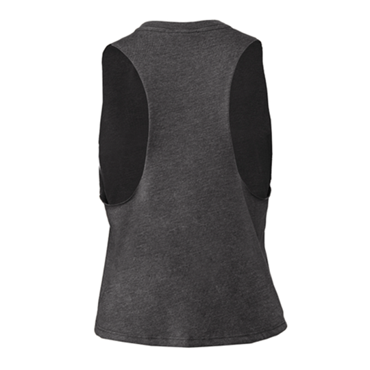 Crop Tank - CrossFit Alphaden - DARK GREY | Ladies Crop Tank DARK GREY - CrossFit Alphaden