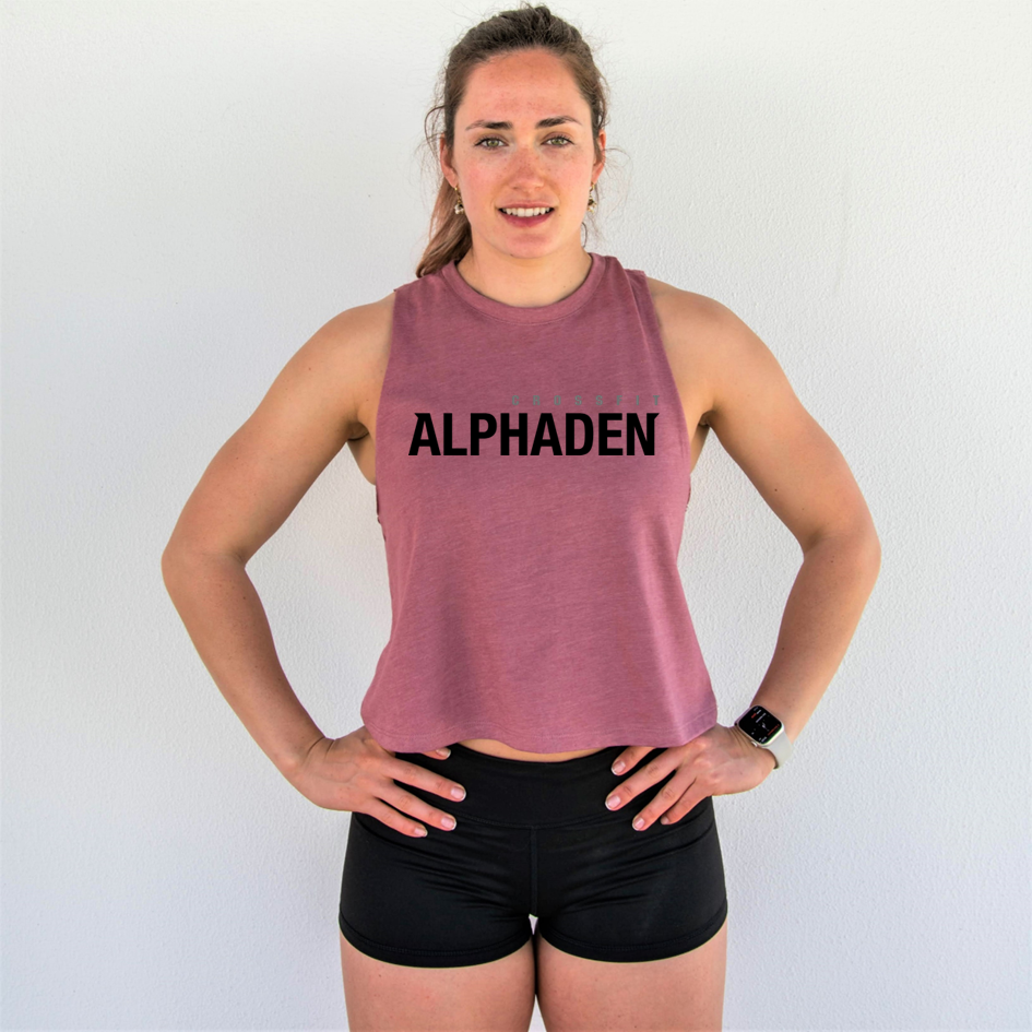 Crop Tank - CrossFit Alphaden - DESERT ROSE