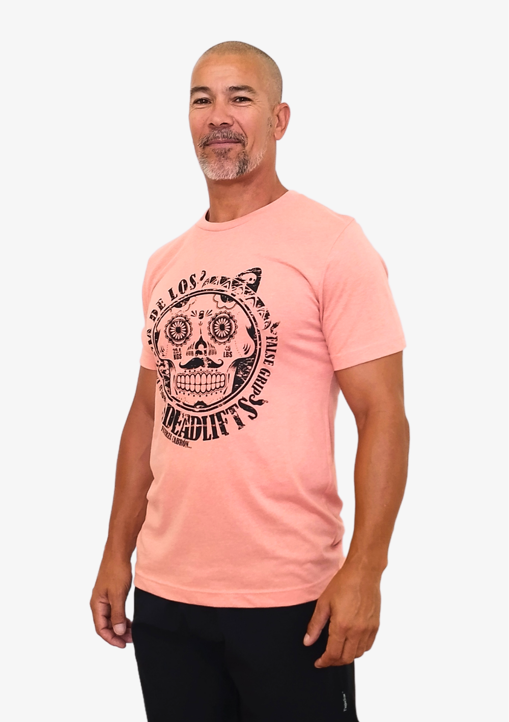 T-Shirt Masculina FUERZA CABRON  Sunset Orange