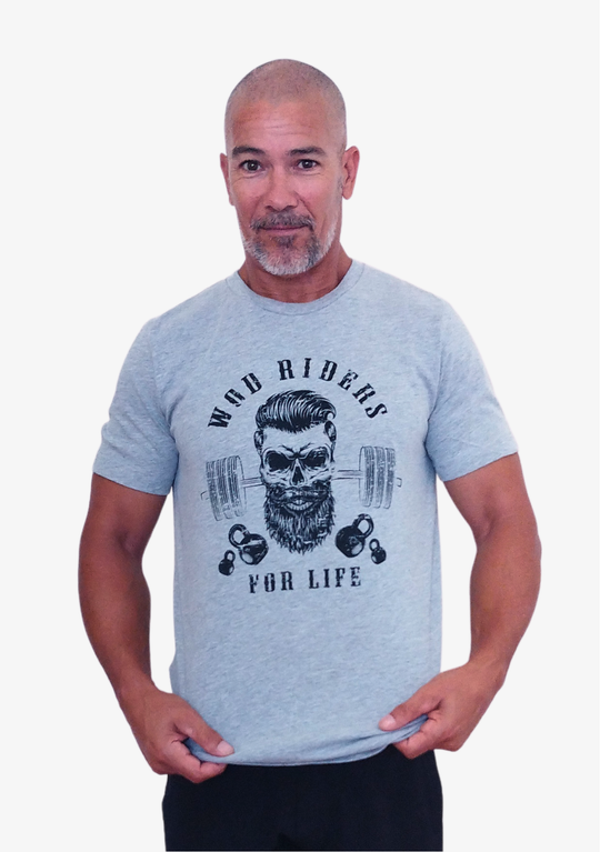 T-Shirt Masculina WOD RIDERS Light Grey