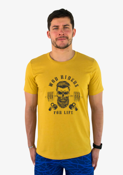 T-Shirt Masculina WOD RIDERS Mustard