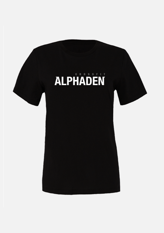 T-SHIRT CrossFit Alphaden - Black