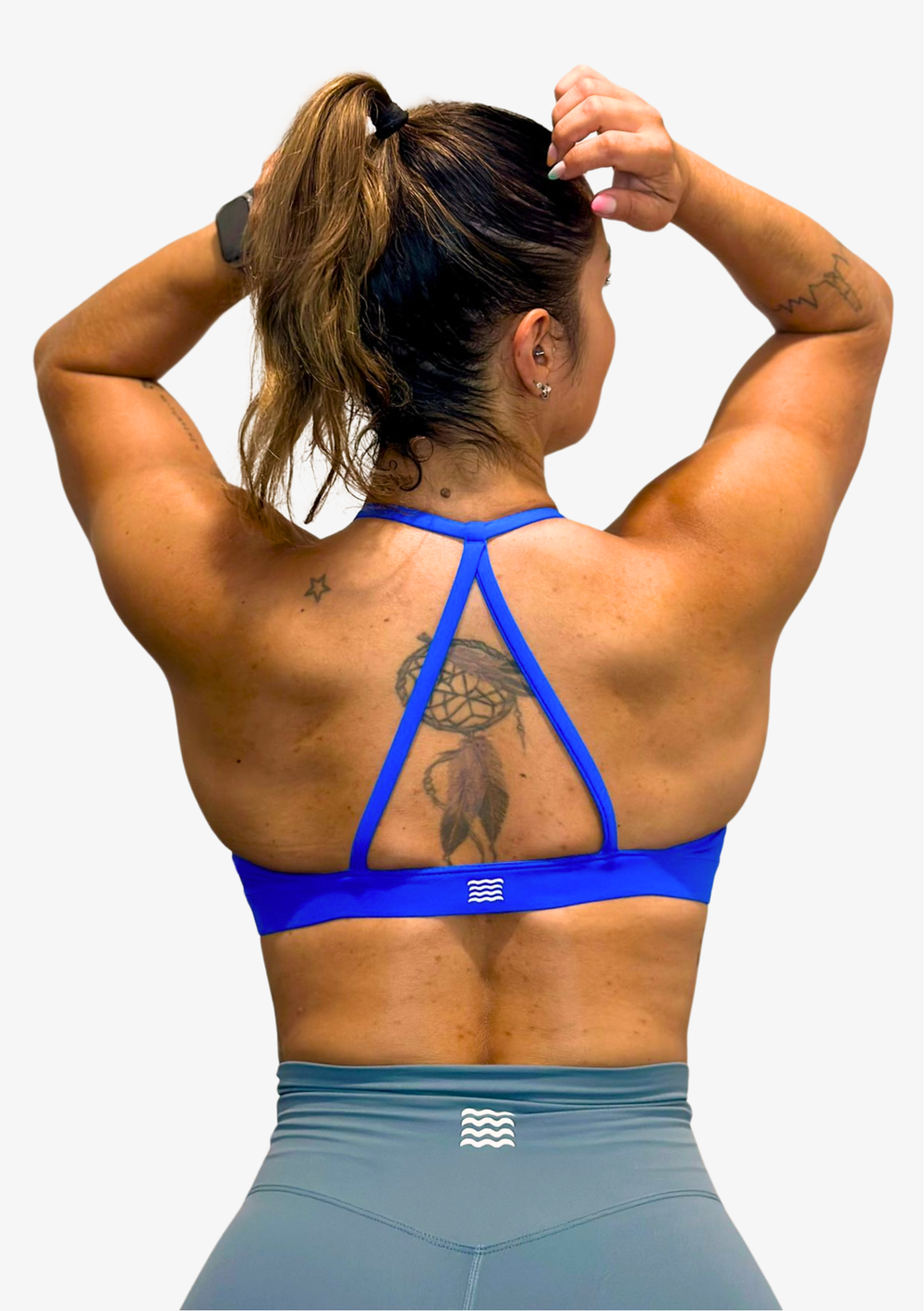 WAVE Atlantic Sport Bra - Electric Blue