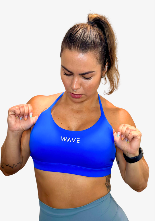 WAVE Atlantic Sport Bra - Electric Blue