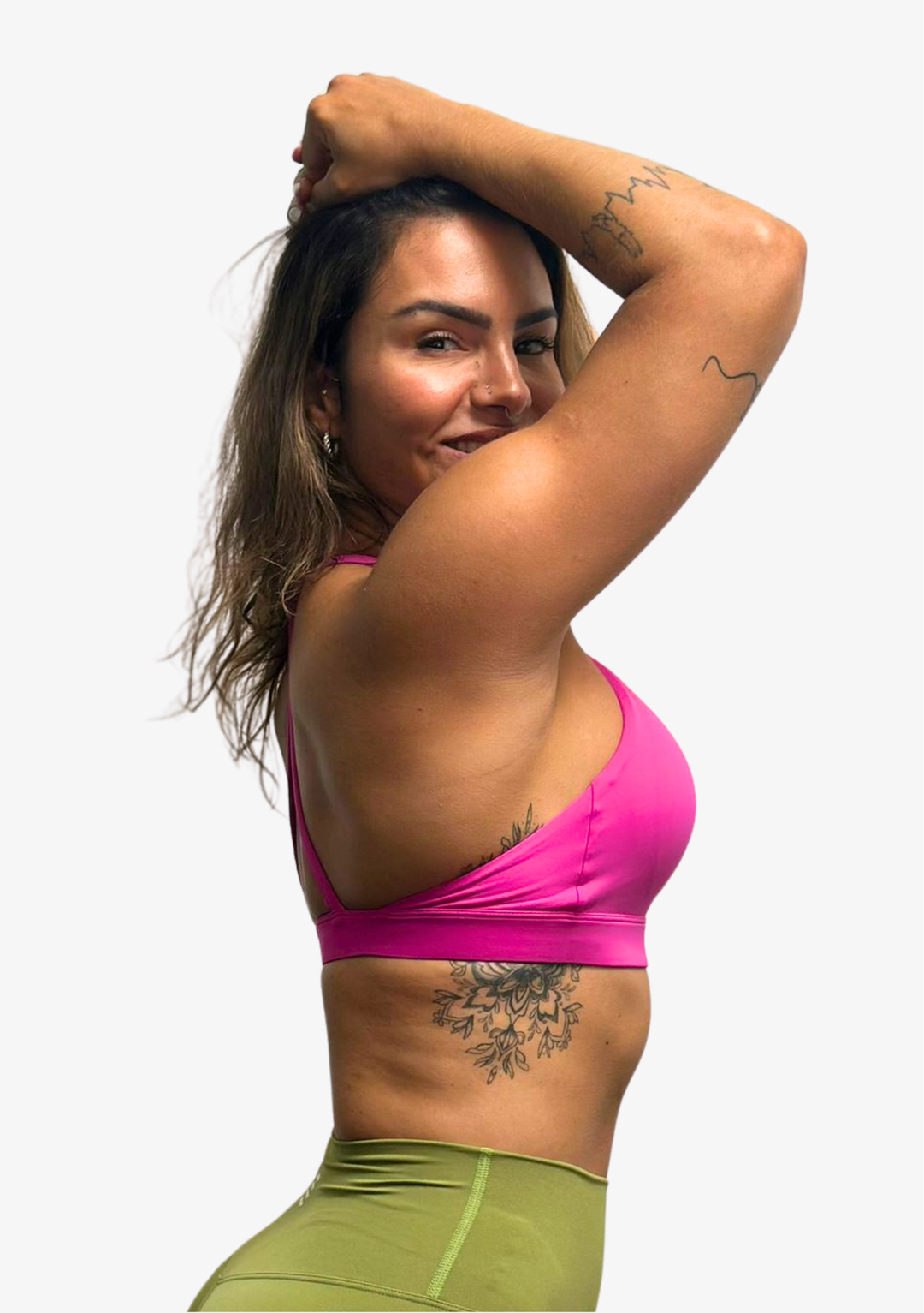 WAVE Atlantic Sport Bra - Fuchsia Pink