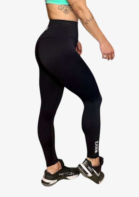 Wave Leggings - Black