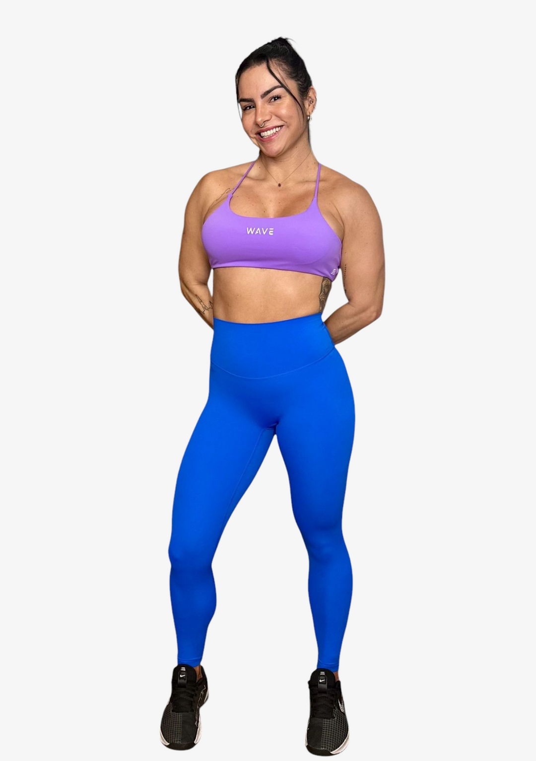 Wave Leggings - Eletric Blue