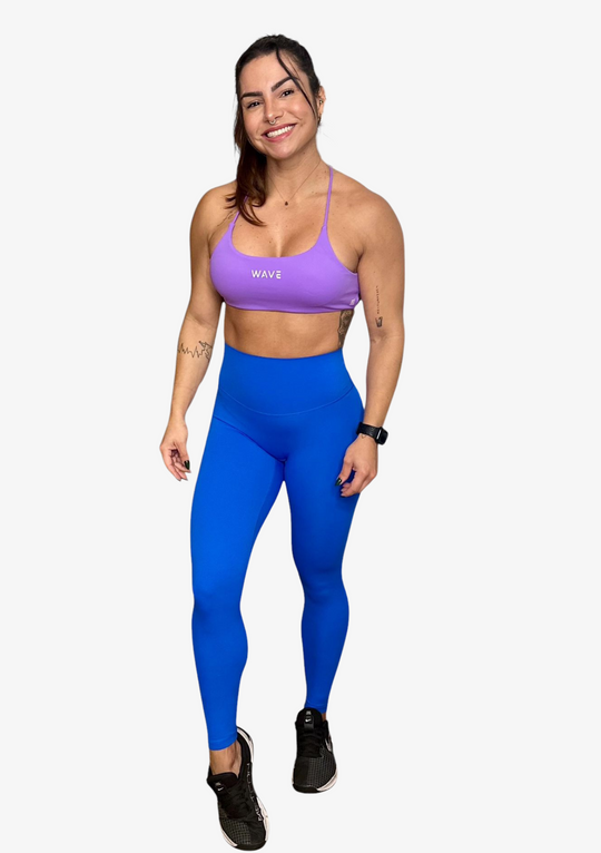 Wave Leggings - Eletric Blue