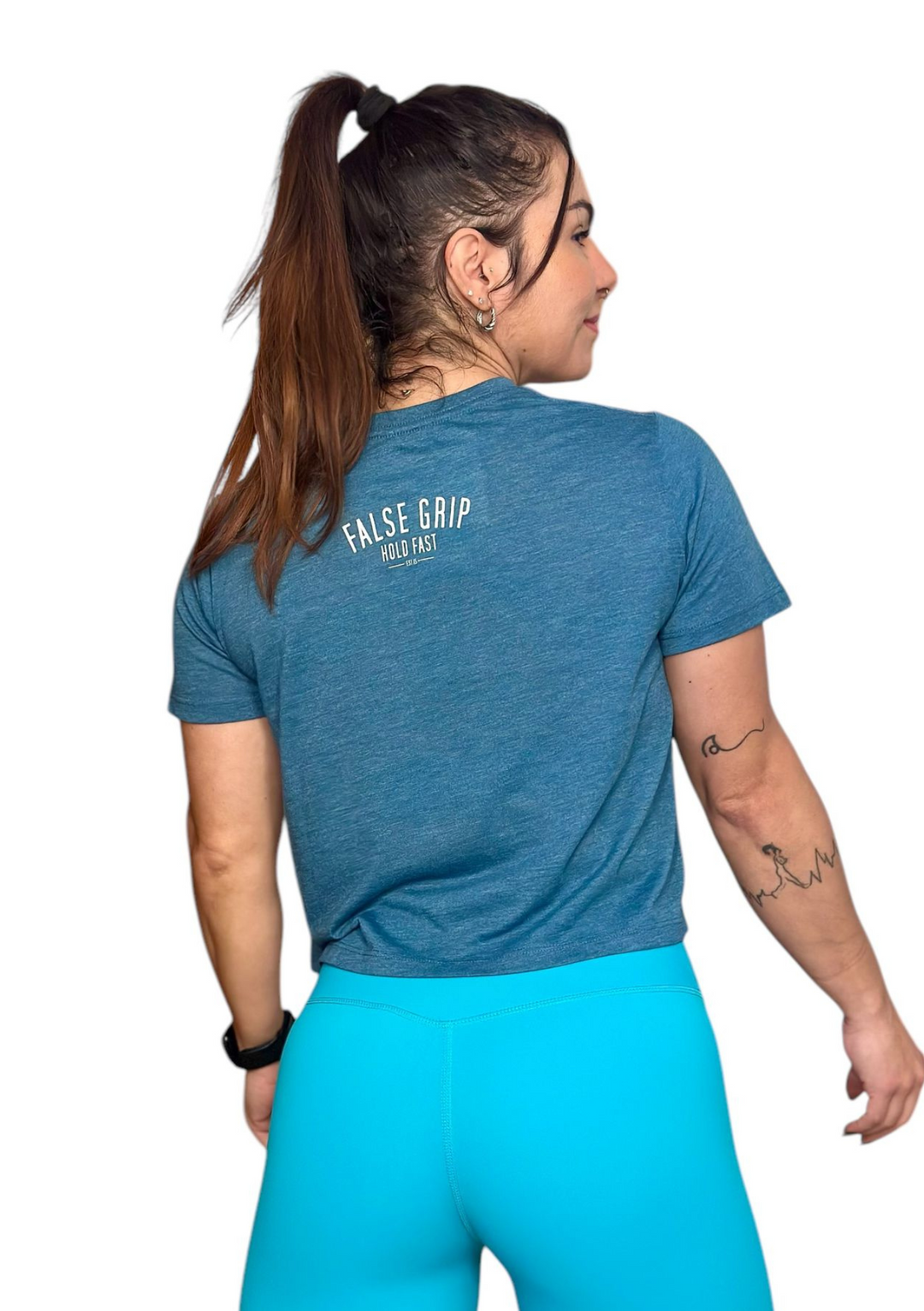 Crop T-Shirt WEIGHTS AND PROTEIN SHAKES