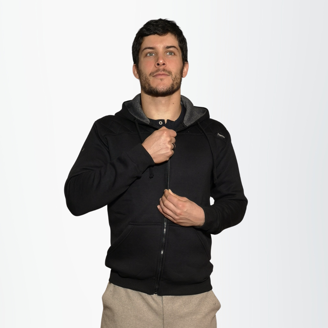 Carbon - Sudadera con capucha unisex con cremallera | Carbono - Sudadera con capucha unisex con cremallera