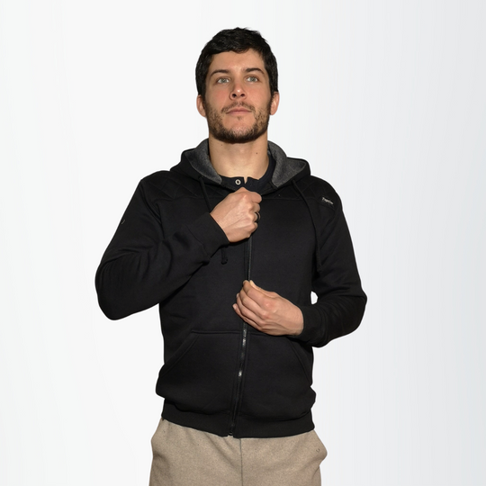 Carbon - Sudadera con capucha unisex con cremallera | Carbono - Sudadera con capucha unisex con cremallera