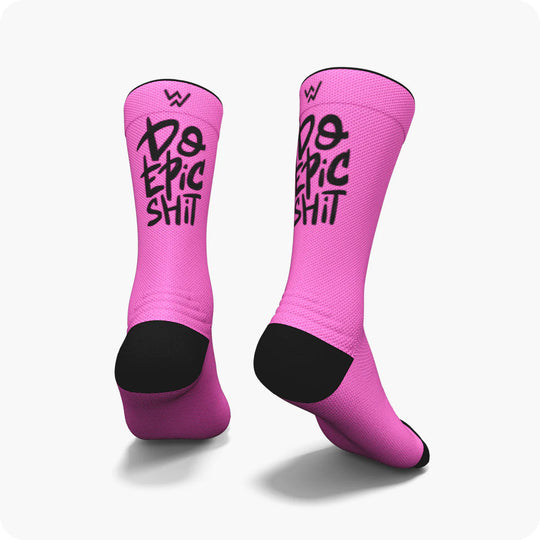 Do Epic Shit - Pink - Women's Socks