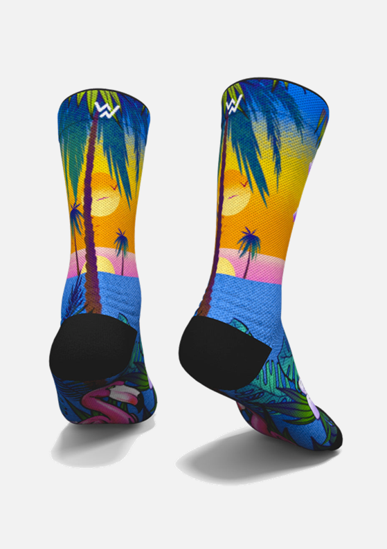 Flamingos - Unisex Sports Socks